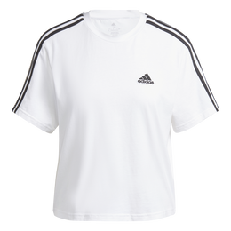 Vêtements De Tennis adidas Essentials 3-Stripes Single Jersey Crop Top